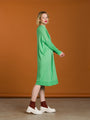 Aarrelabel - Nooa Merino Wool Dress Light Green, image no.2