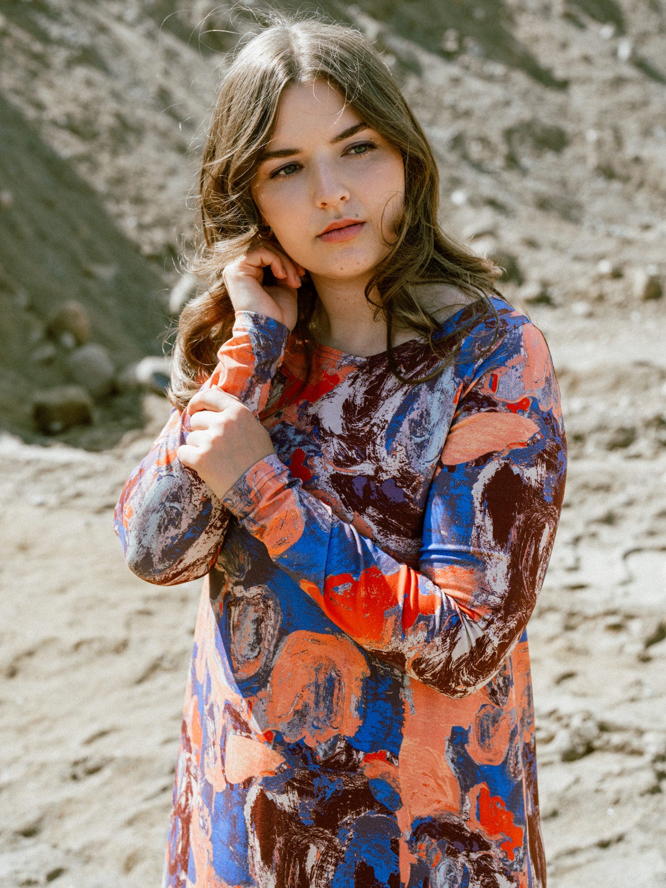 Olisa Dress Bloom Orange
