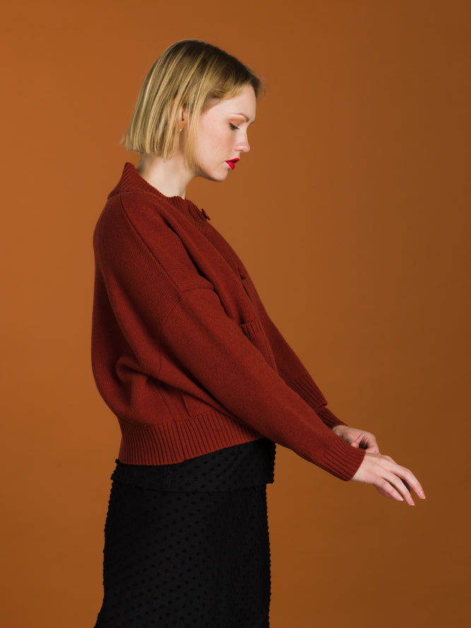 Aarrelabel - Rita Cardigan Cinnamon