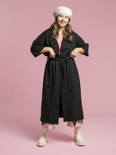 Samara Jacket / Wrap Dress Black