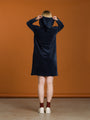 Aarrelabel - Silvia Dress Blue Velvet, image no.5