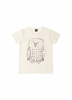 Owl T-Shirt Natural White