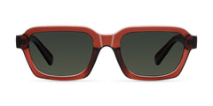 Adisa Sunglasses Maroon Red/Olive Green