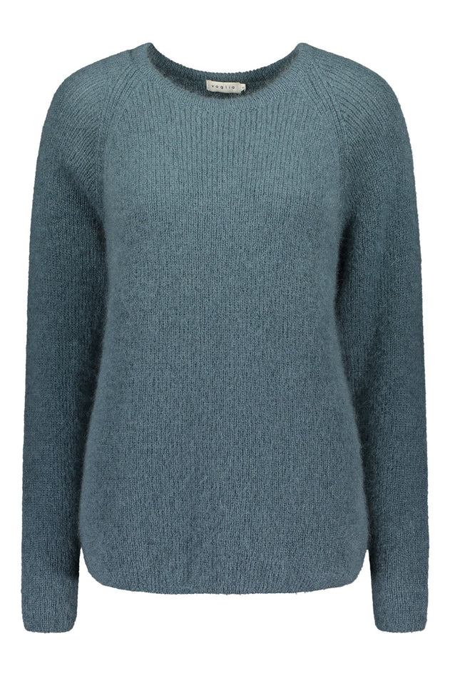 Alicia Mohair Jumper Stormy Green