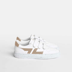 Alpha Velcro Sneakers White / Beige