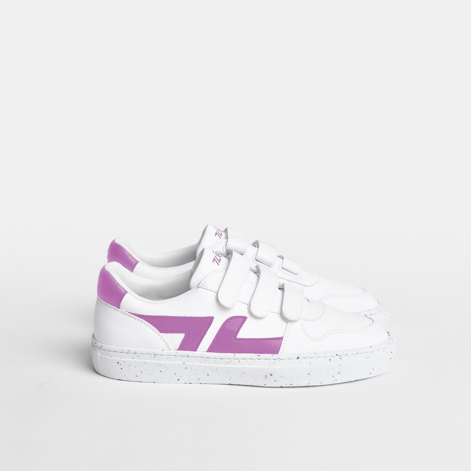 Alpha Velcro Sneakers White / Lila