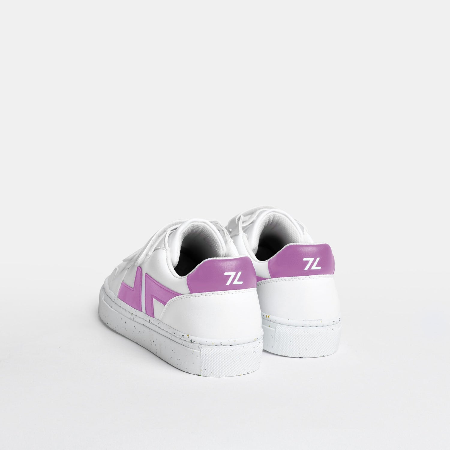Alpha Velcro Sneakers White / Lila