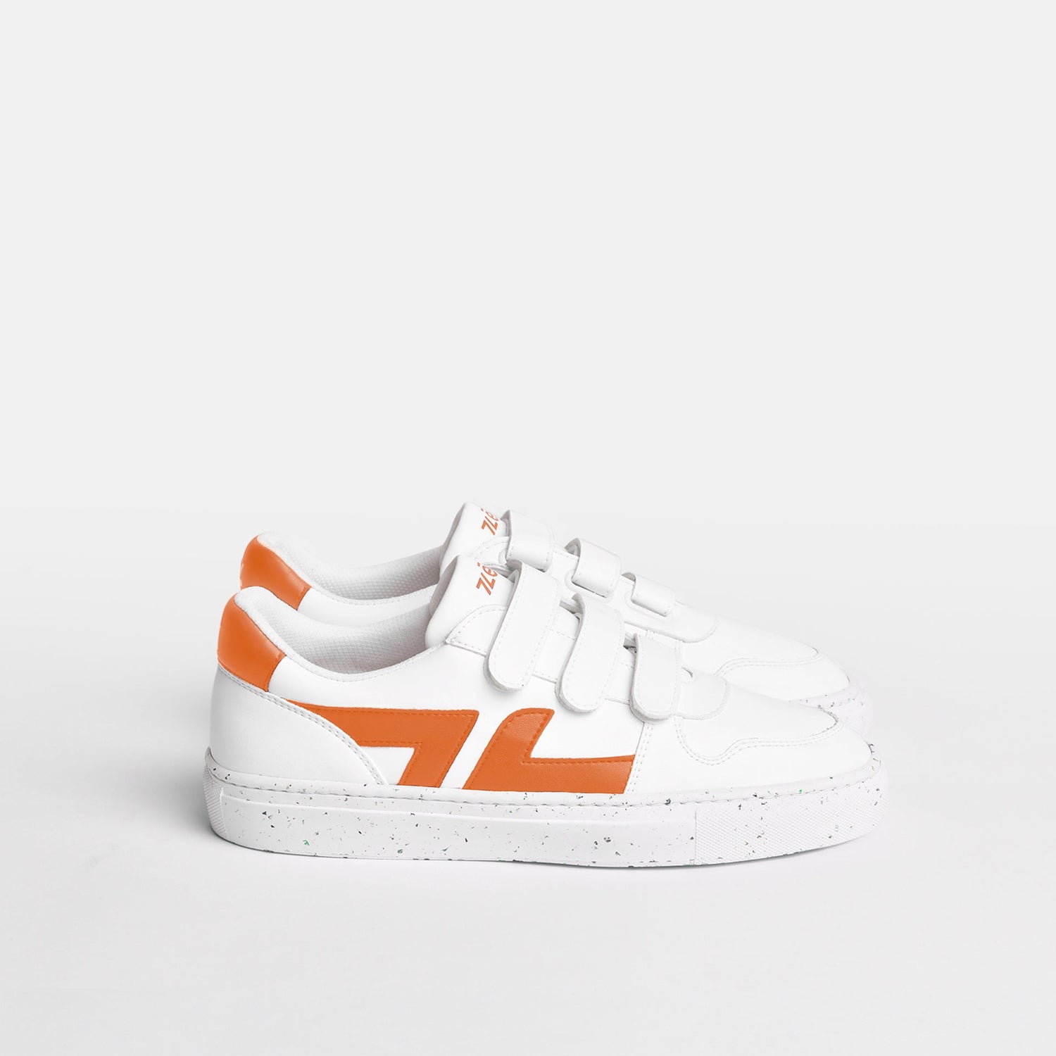 Alpha Velcro Sneakers White / Orange