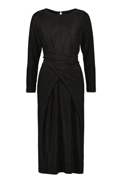Angelie Glitter Dress Black