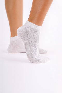 3-Pack Ankle Socks 2 Black & 1 White