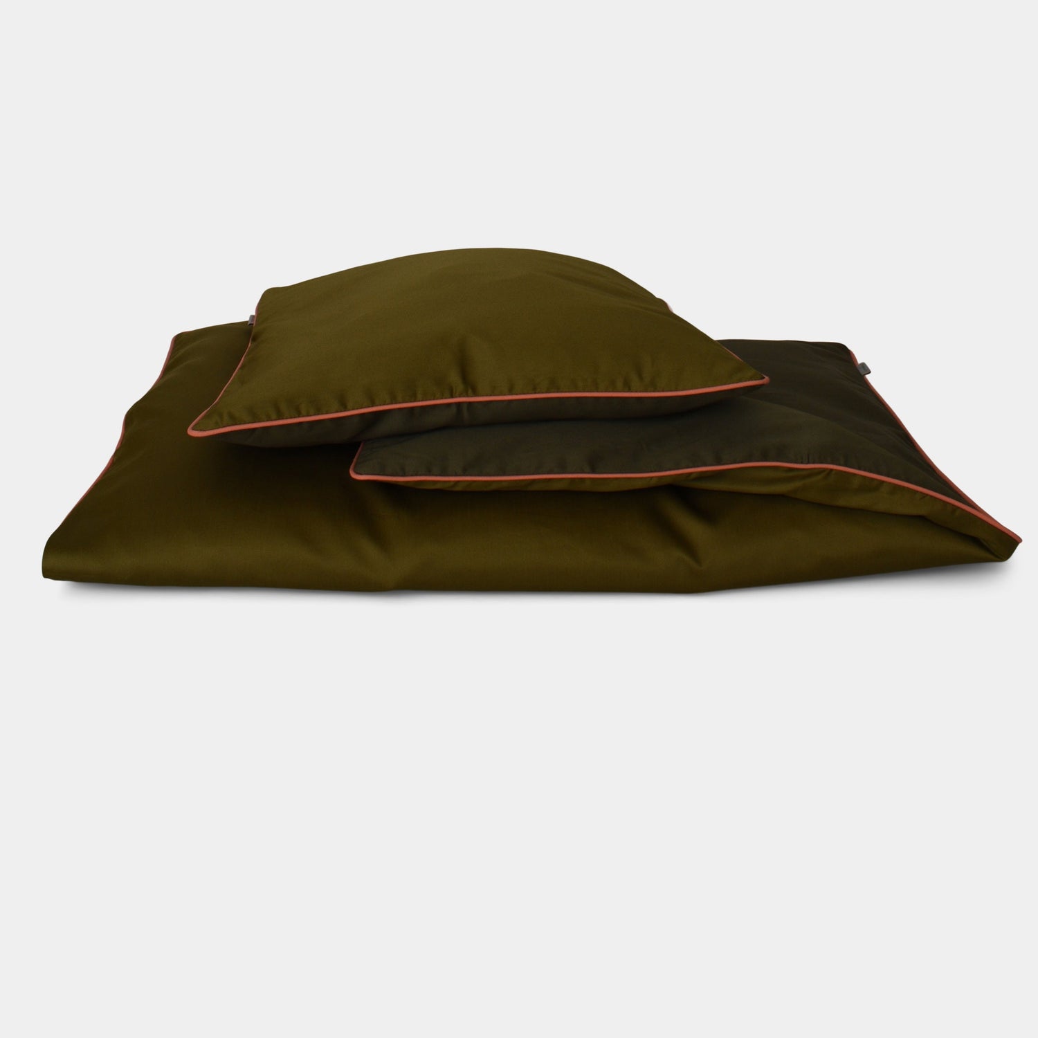 Cotton Sateen Baby Bedding Set Moss Green