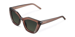 Azalee Sunglasses Sepia Brown/Olive Green