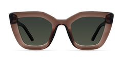Azalee Sunglasses Sepia Brown/Olive Green