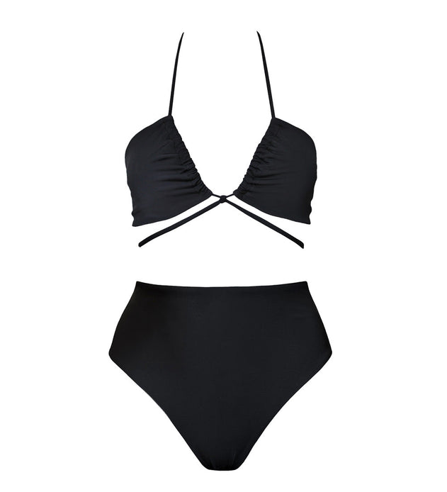 Versatile + Skyline High Bikini Set Black