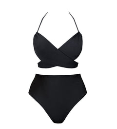 Versatile + Skyline High Bikini Set Black