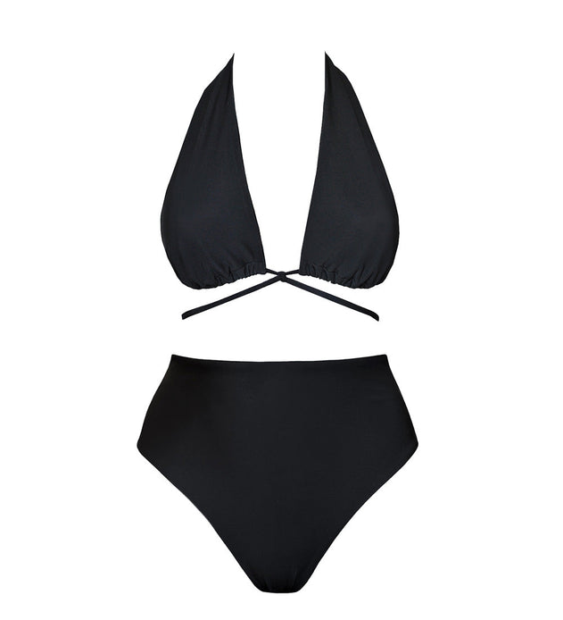 Versatile + Skyline High Bikini Set Black