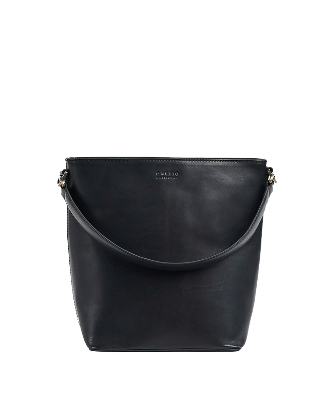 Bobbi Bucket Bag Maxi Black Classic Leather
