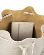 LEANDRA - Leandra Bucket Bag Croco Soft Pearl, image no.4