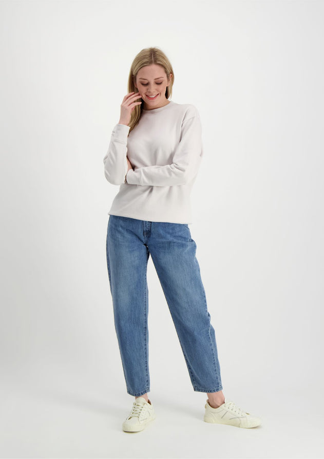 Brianna Ankle Length Relaxed Jeans Blue