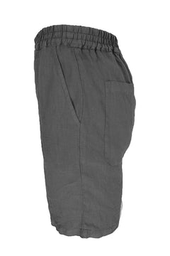 Linen Bermuda Linen Shorts Dark Grey