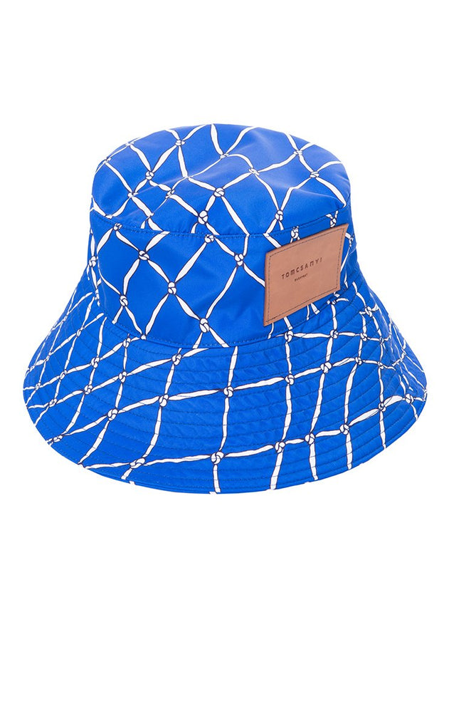 Busa Bucket Hat Fishnet Blue