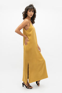 Calabar Slip Dress Mimosa Yellow
