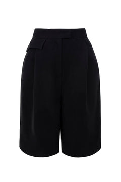 Anna High-Waist Shorts Black