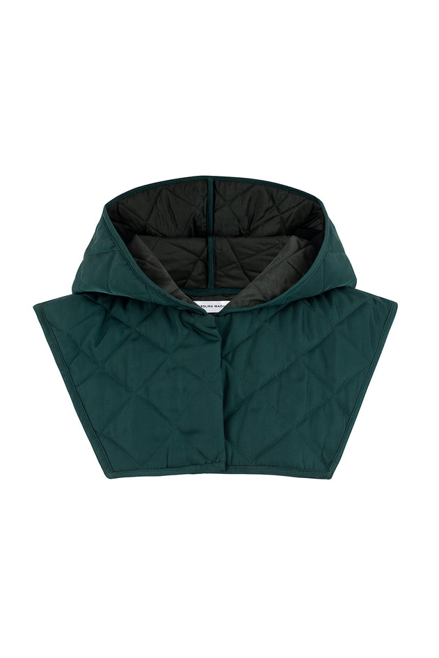 Mica Quilted Hood Green