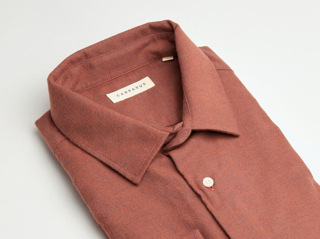 Flannel Shirt Castanio Terracotta