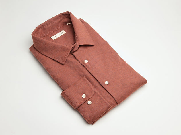 Flannel Shirt Castanio Terracotta