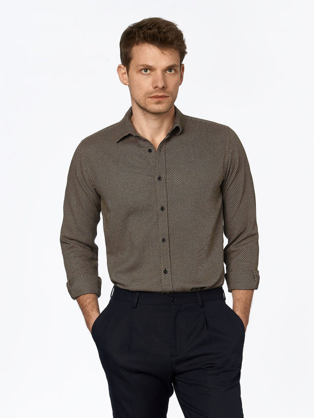 Semi Casual Shirt Lynx Black