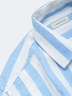 Maggia Linen Shirt Blue