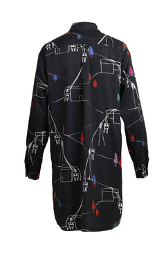 Chamonix Oversized Long Shirt Ski Lift