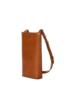 Charlie Phone Bag Classic Leather Cognac