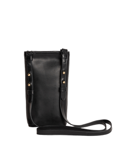 Charlie Phone Bag Classic Leather Black
