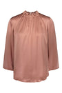 Voglia - Darlyn High Collar Blouse Frosted Pink, image no.4