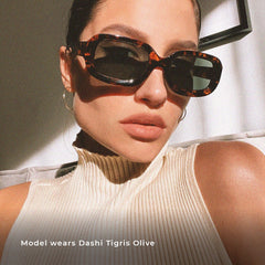 Dashi Sunglasses Sky Olive