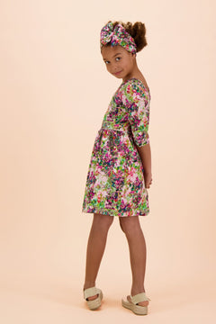 Kids' Dress Blooming Forest Bright