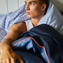 Homehagen - Cotton Sateen Pillowcase Dusty Blue-Indigo, image no.4