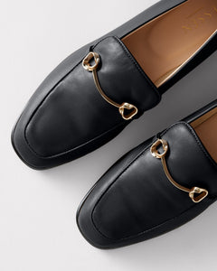 The Modern Moccasin Black With Hardware