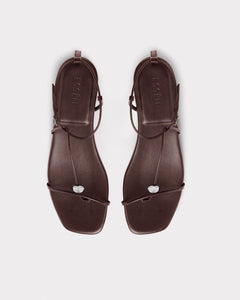 The Evening Sandal Chocolate Brown