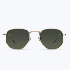 Eyasi Sunglasses Gold Olive