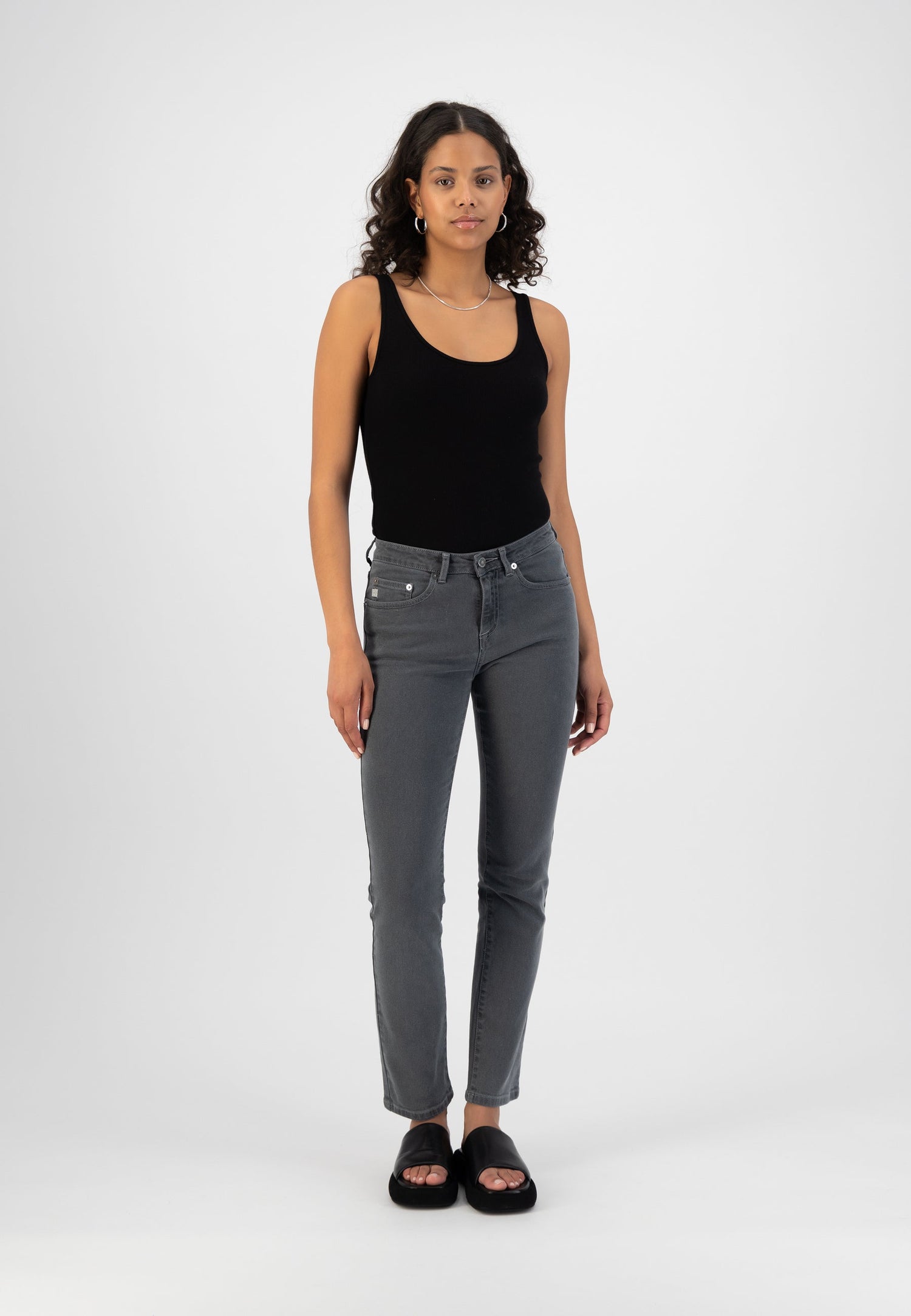 Faye Straight Jeans O3 Grey