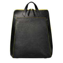 Urban Vegan Laptop Backpack Black / Yellow