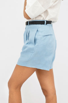 French Riviera Mom Shorts Sommerhus Blue