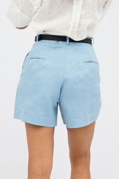 French Riviera Mom Shorts Sommerhus Blue