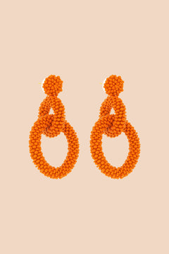 Gia Earrings Orange