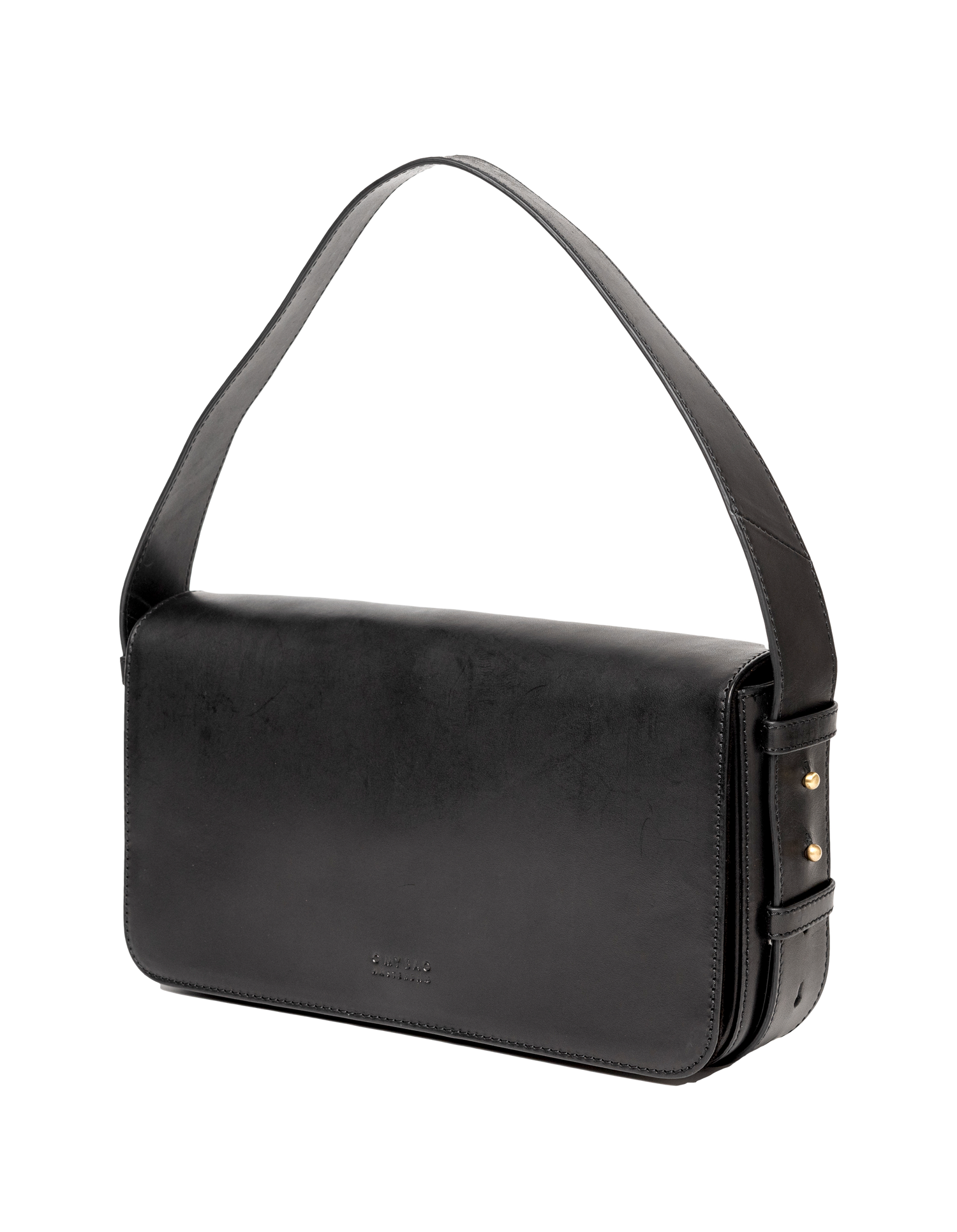 Gina Baguette Black Classic Leather