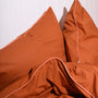 Homehagen - Cotton Percale Duvet Cover Set Ginger, image no.4