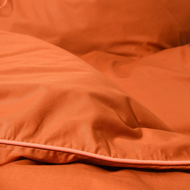 Homehagen - Cotton Percale Pillowcase Ginger